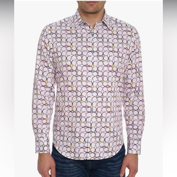 Robert Graham Classic-Fit Arthur Shirt sz M - Picture 6 of 9